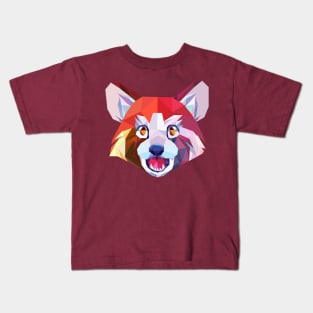 Low-Poly Redpanda Kids T-Shirt